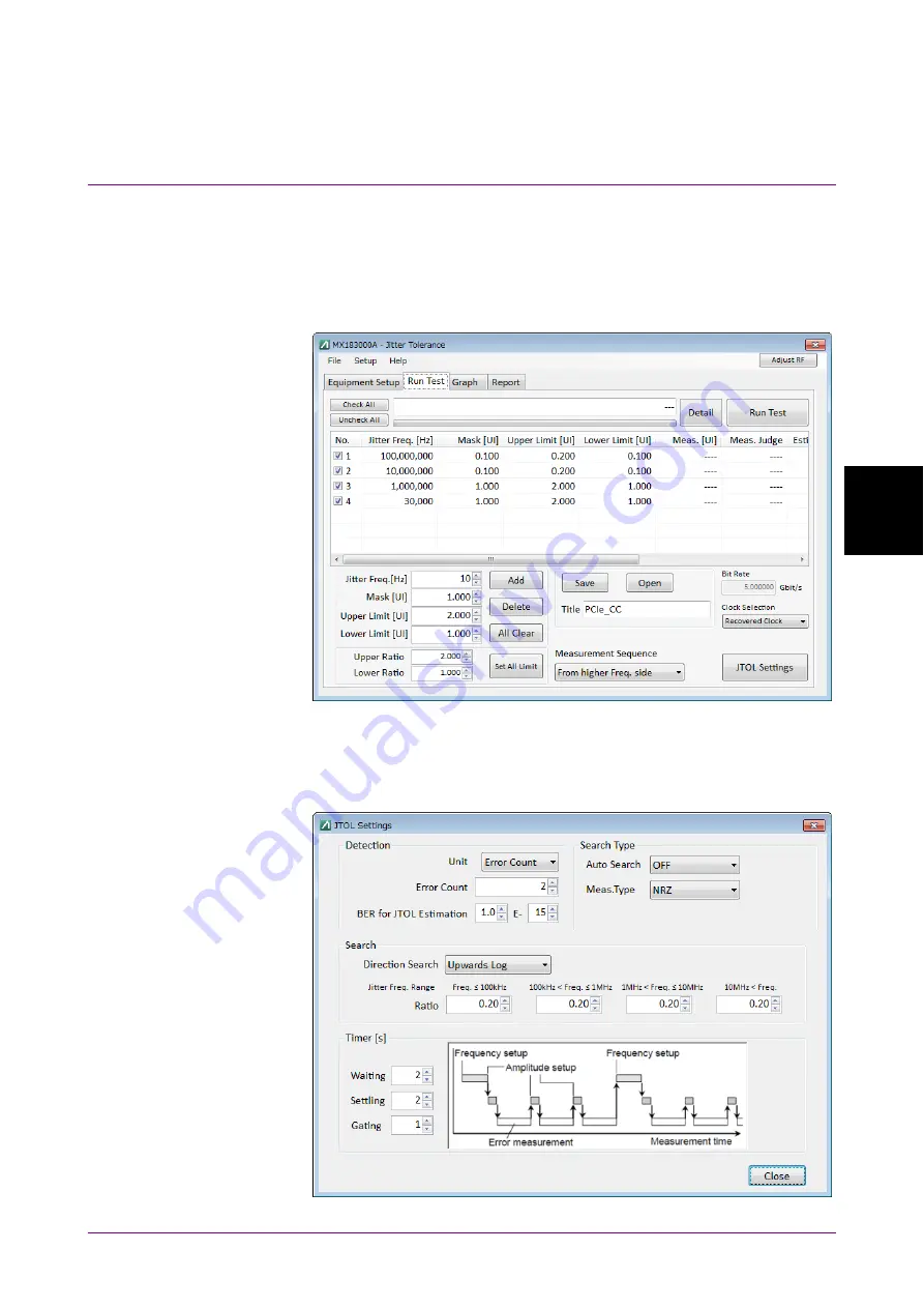 Anritsu MX183000A Operation Manual Download Page 85