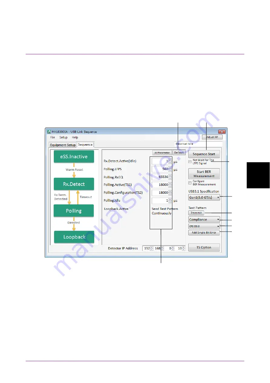 Anritsu MX183000A Operation Manual Download Page 161