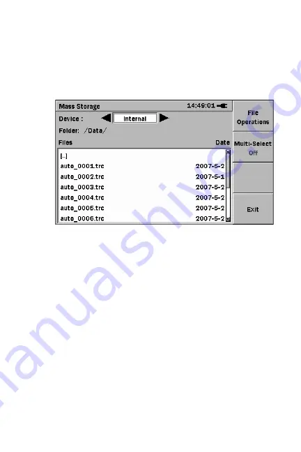 Anritsu Network Master MT9090A Series Operation Manual Download Page 87