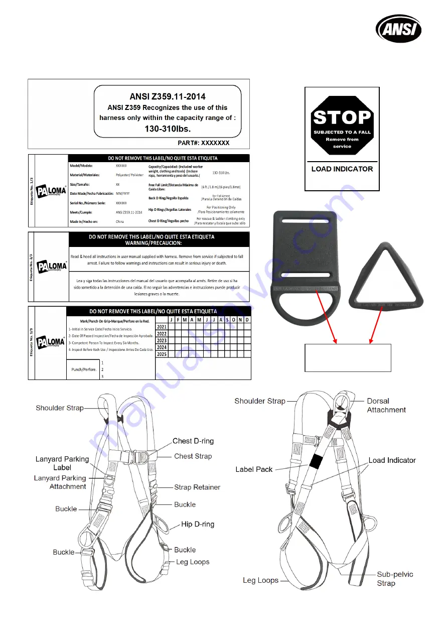 ANSI PALOMA User Instructions Download Page 12