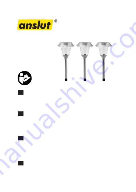 Anslut 004585 Operating Instructions Manual Download Page 1