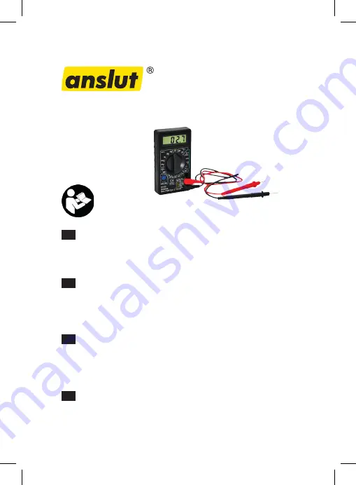 Anslut 009877 Operating Instructions Manual Download Page 1