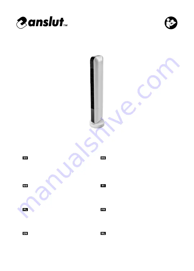 Anslut 013881 Operating Instructions Manual Download Page 1