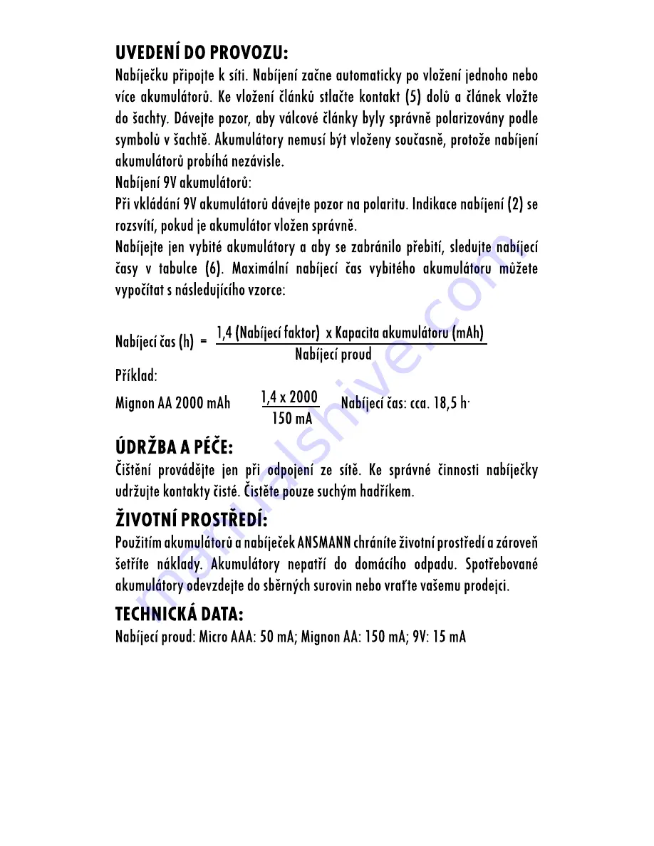 ANSMANN Basic 4 plus Operating Instructions Manual Download Page 31