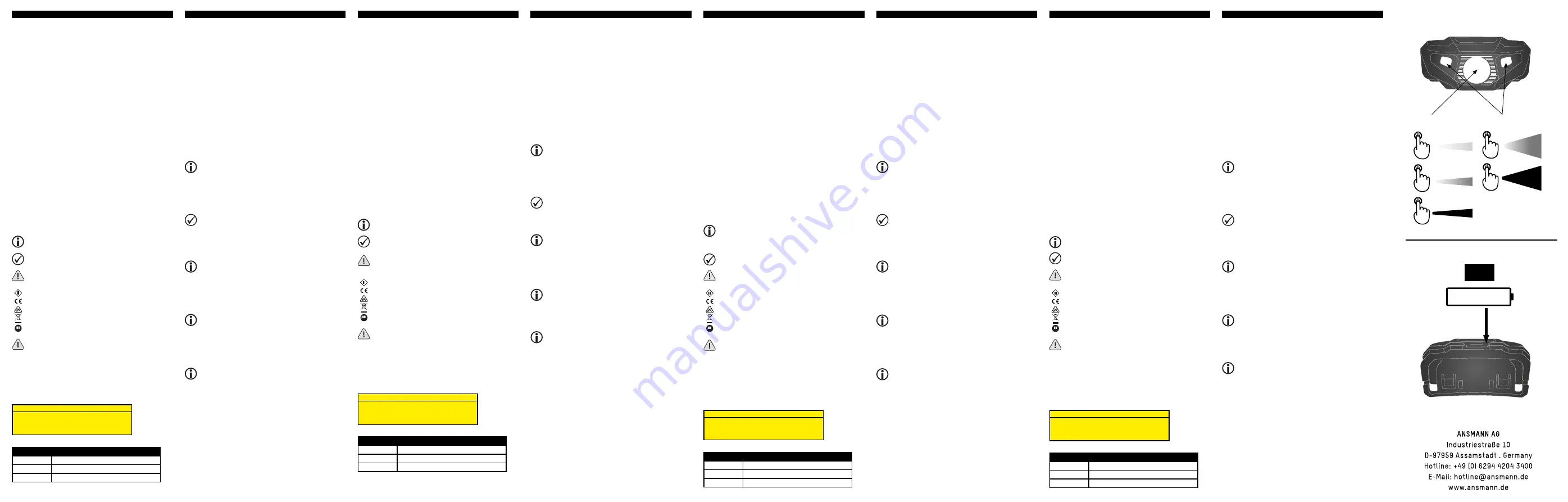 ANSMANN FUTURE T60F Manual Download Page 3