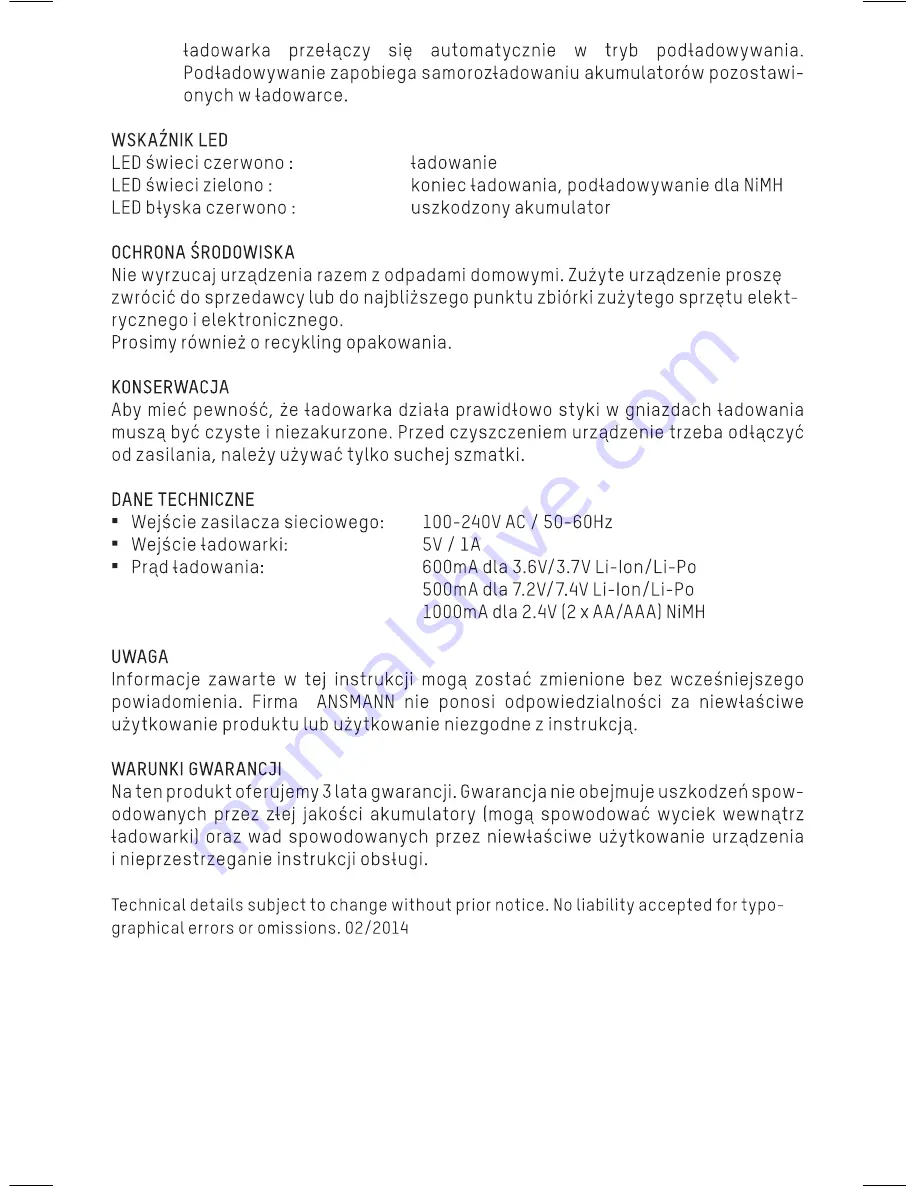 ANSMANN PHOTOCAM VARIO Operating Instructions Manual Download Page 37