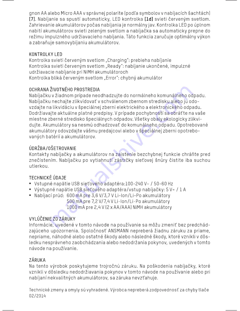 ANSMANN PHOTOCAM VARIO Operating Instructions Manual Download Page 49