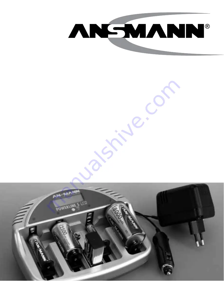 ANSMANN POWERLINE 5 LCD Operating Instructions Manual Download Page 1