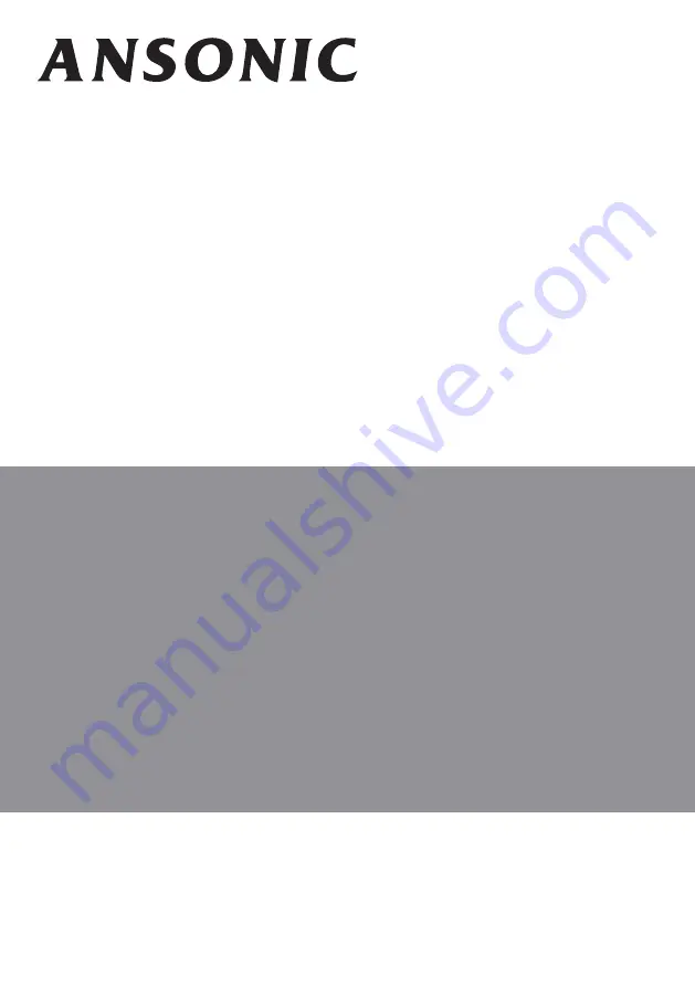 Ansonic LA9821 Manual Download Page 1