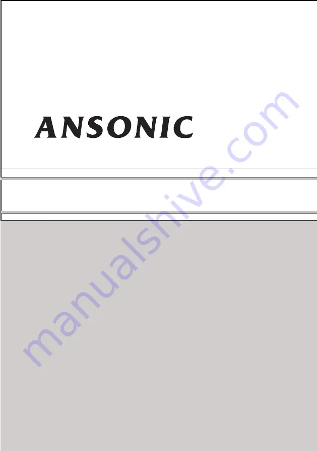 Ansonic LAT-106 Manual Download Page 1