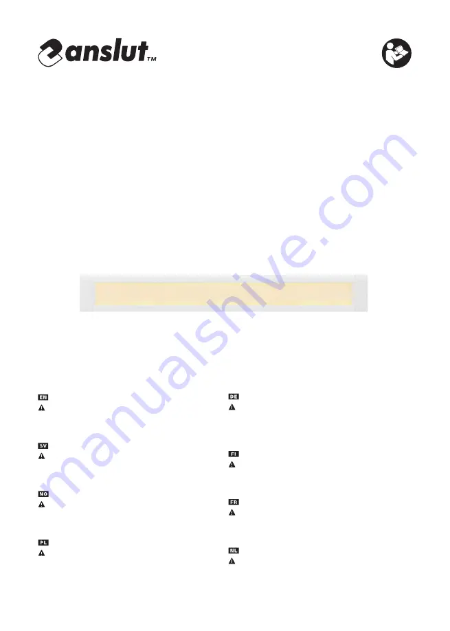 Ansult 019945 Operating Instructions Manual Download Page 1