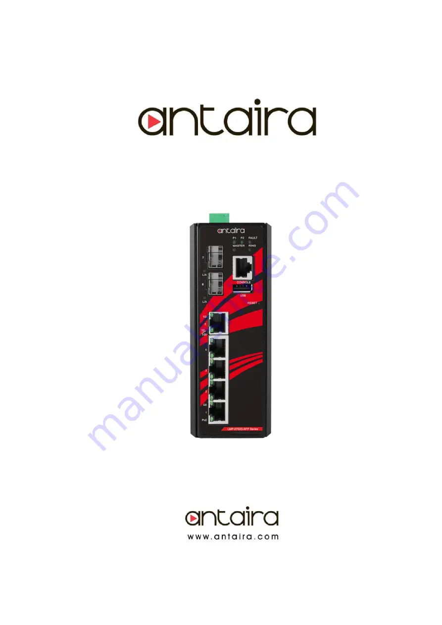 ANTAIRA LMP-0702G-SFP-V2 Series Скачать руководство пользователя страница 1