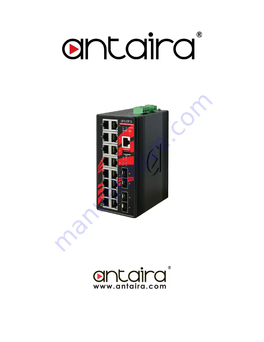 ANTAIRA LMP-2004G-SFP Series Скачать руководство пользователя страница 1