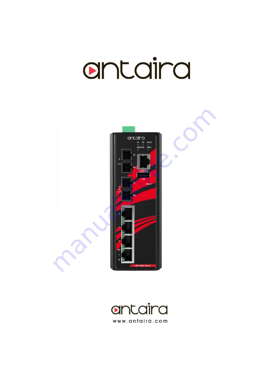 ANTAIRA LMX-0602 Series Hardware Manual Download Page 1