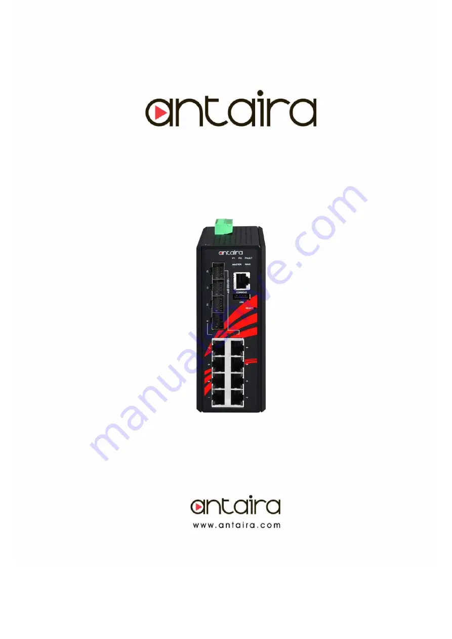 ANTAIRA LMX-1204G-SFP Series Скачать руководство пользователя страница 1