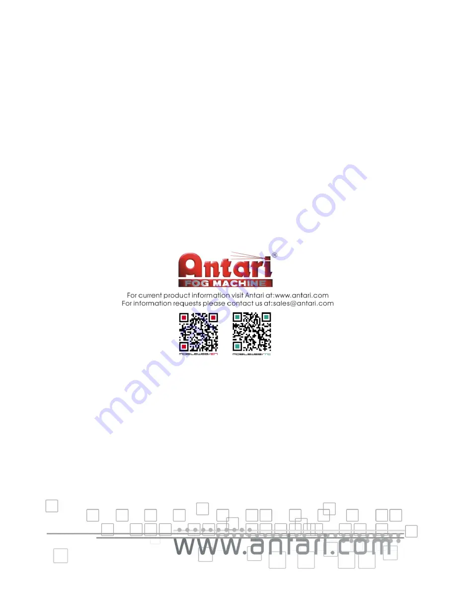 Antari LCU-1S User Manual Download Page 40