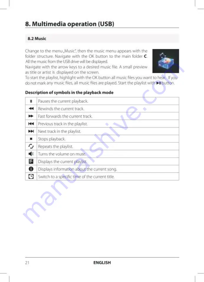 ANTARION TV1611 User Manual Download Page 22