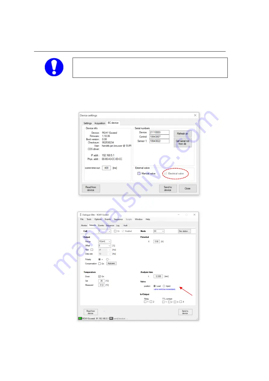 Antec Scientific ROXY Exceed User Manual Download Page 96