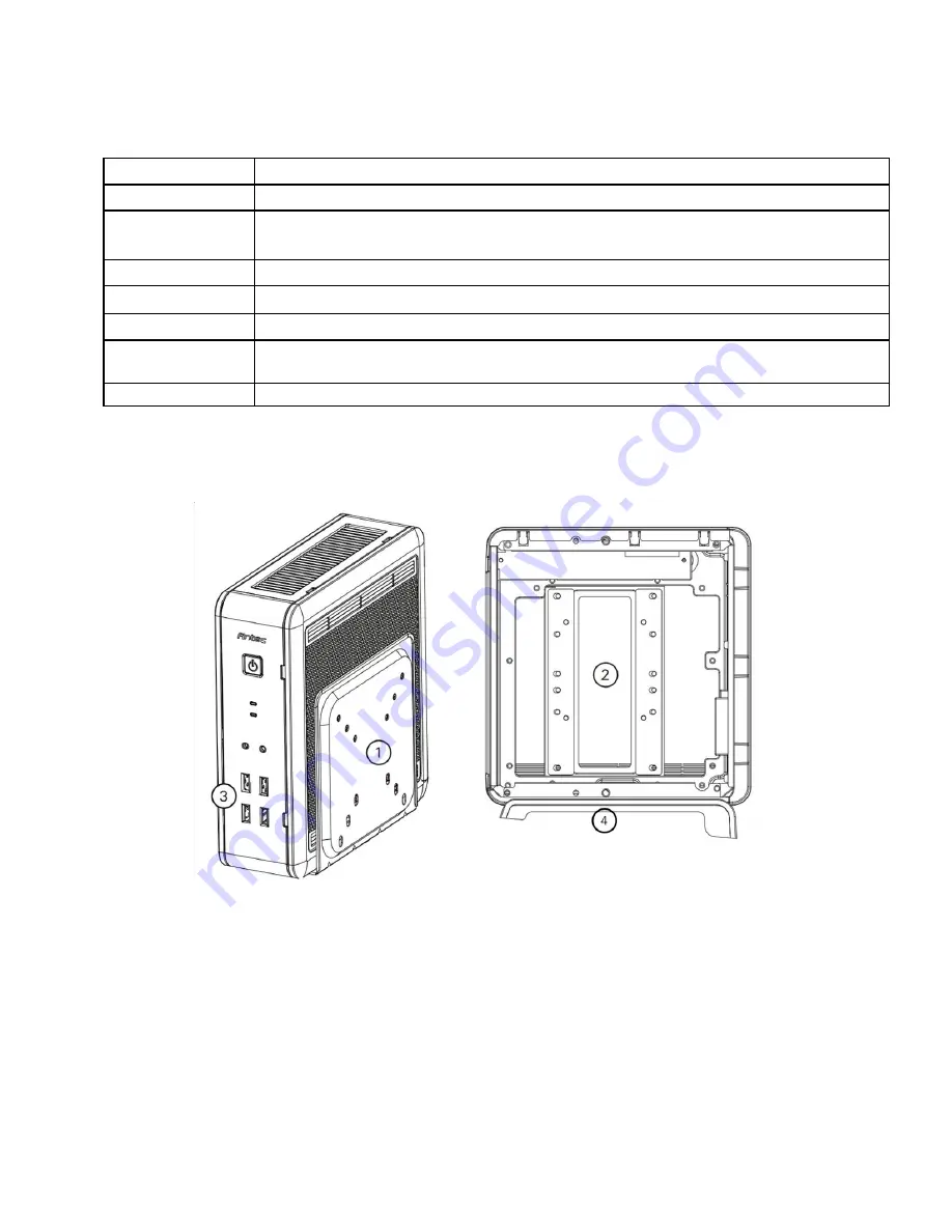 Antec ISK 110 VESA User Manual Download Page 4