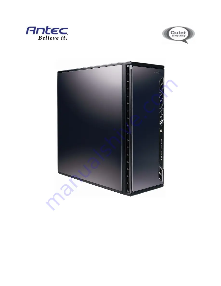 Antec P183 User Manual Download Page 1