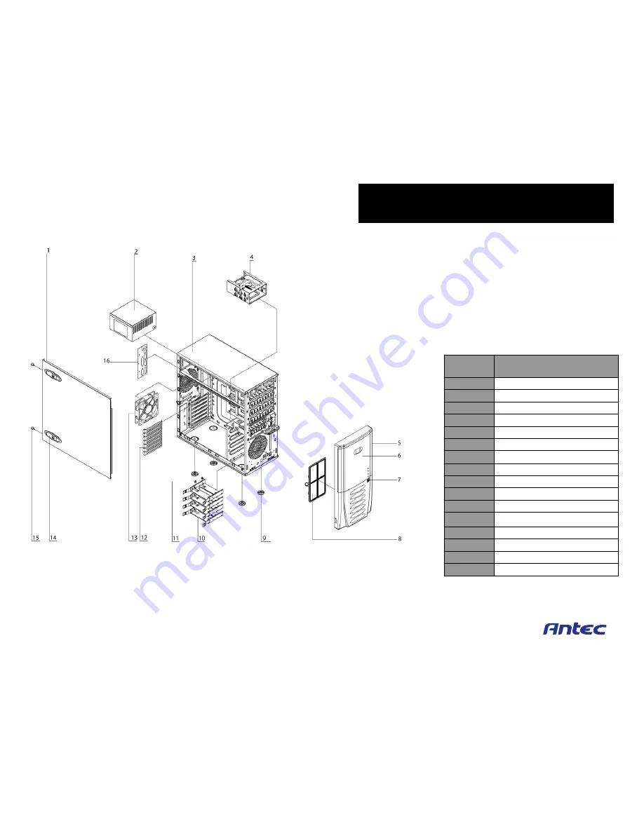 Antec SLK3700-BQE User Manual Download Page 14