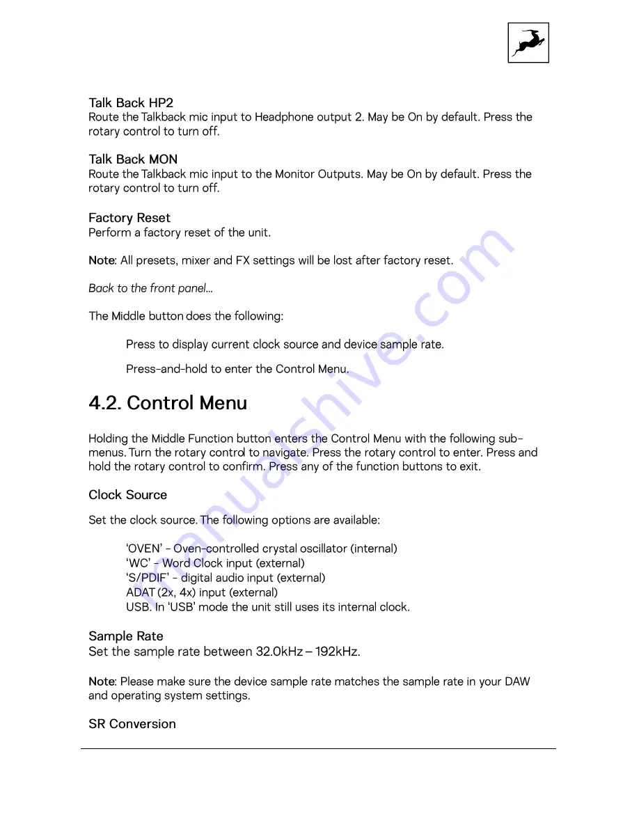 Antelope ORION STUDIO Synergy Core User Manual Download Page 14