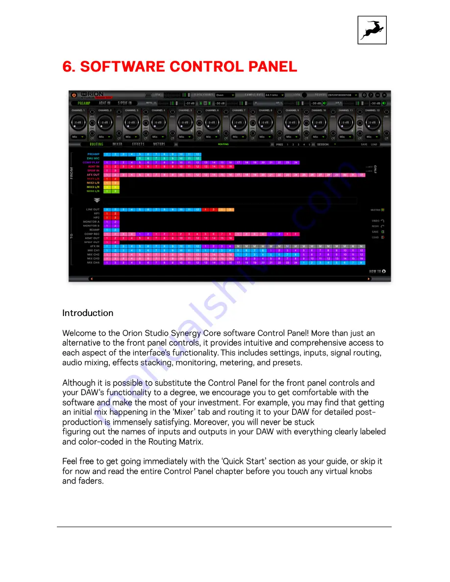 Antelope ORION STUDIO Synergy Core User Manual Download Page 20