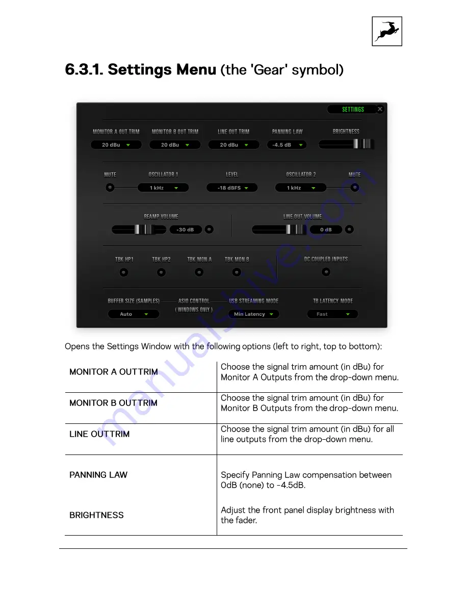 Antelope ORION STUDIO Synergy Core User Manual Download Page 27