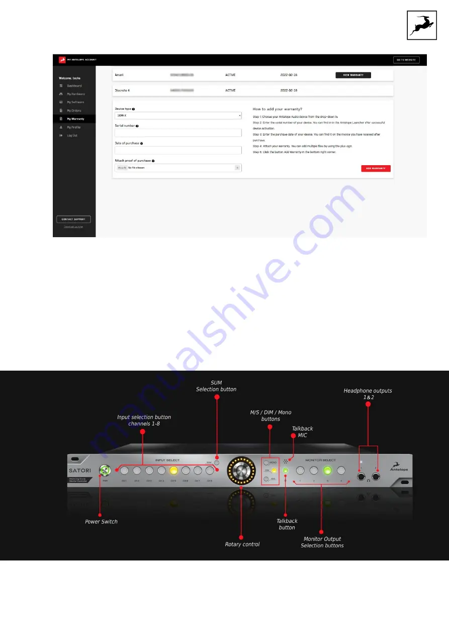 Antelope R4S User Manual Download Page 8