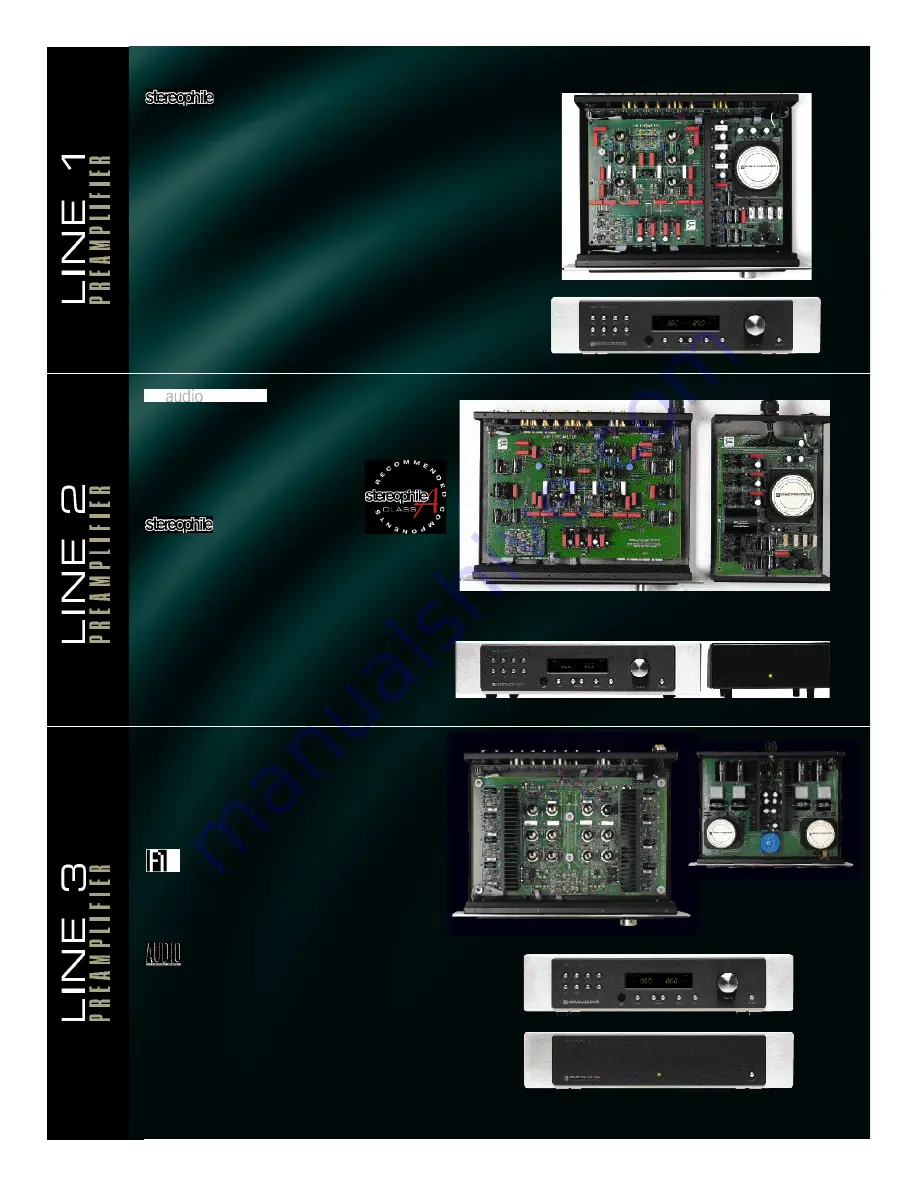 Anthem Line 1 Specifications Download Page 1