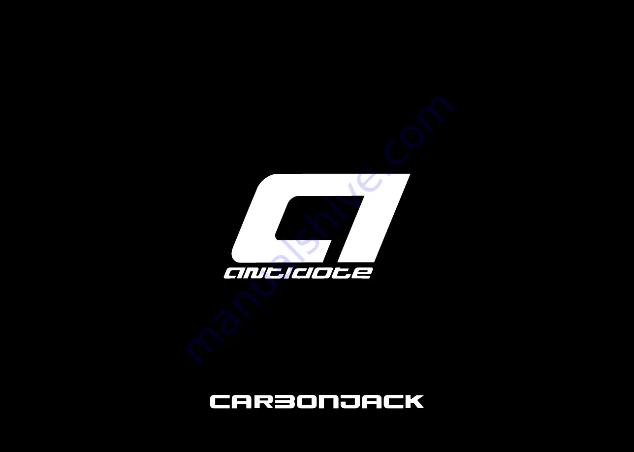 ANTIDOTE Carbon Jack Скачать руководство пользователя страница 1