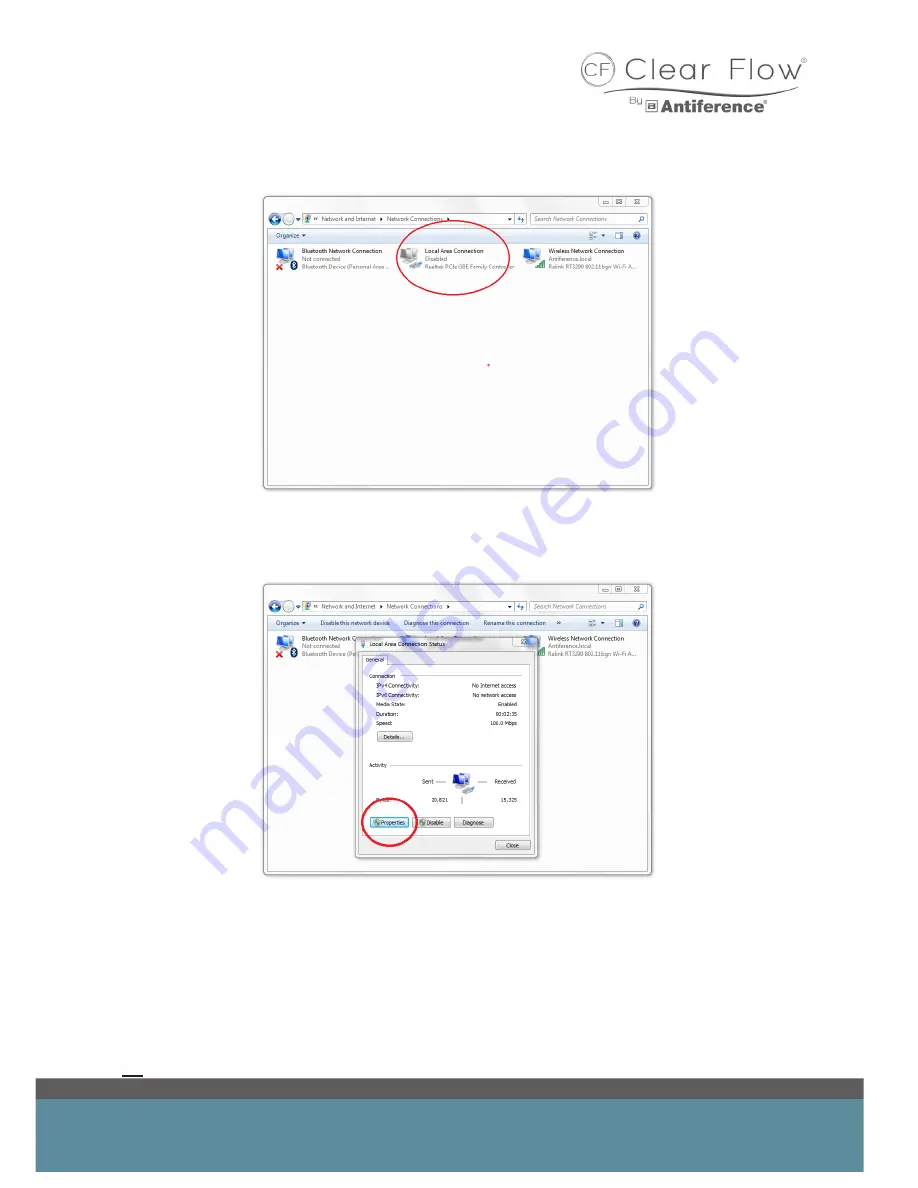 ANTIFERENCE Clear Flow User Manual Download Page 7