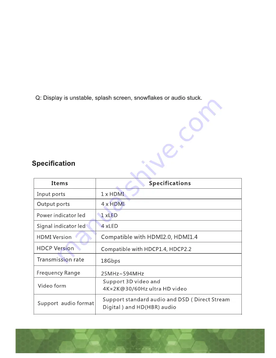 ANTIFERENCE HDMI0104SV3 User Manual Download Page 6