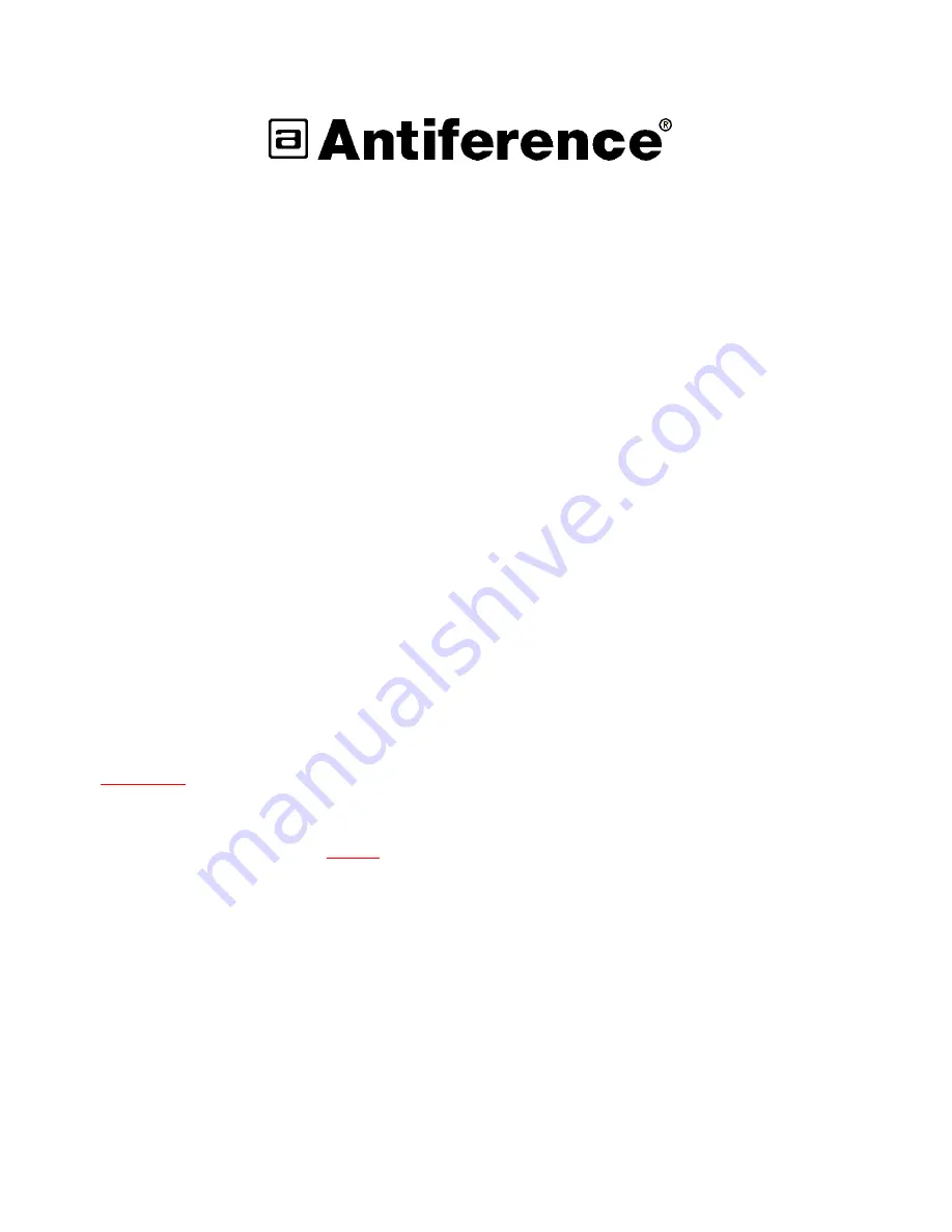 ANTIFERENCE HDMI0204M Instruction Manual Download Page 1