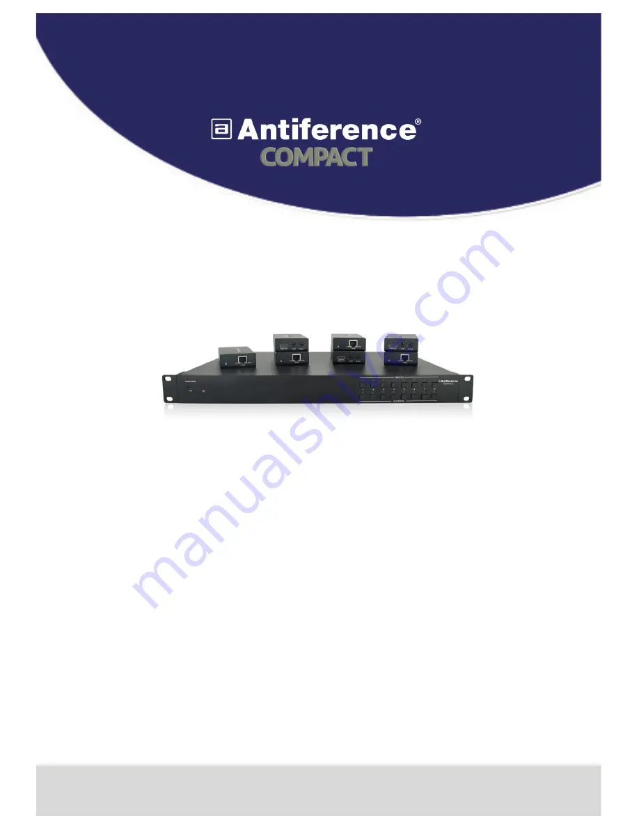 ANTIFERENCE HDMI8X8MC Setup Manual Download Page 1