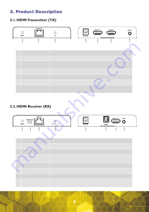 ANTIFERENCE HDMIE70V3P Скачать руководство пользователя страница 4