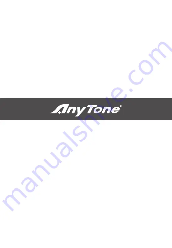 AnyTone APOLLO I Operating Instructions Manual Download Page 1