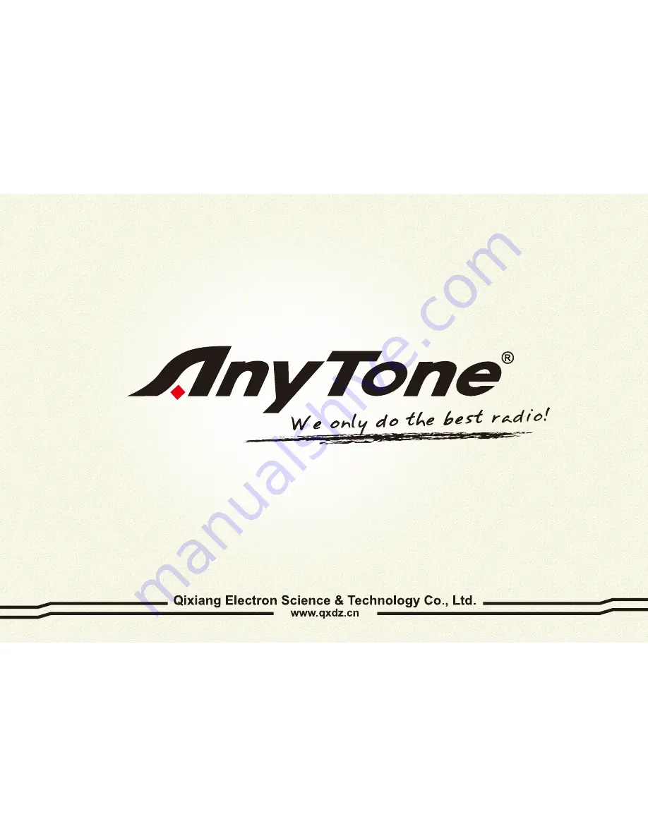 AnyTone AT-6666 User Manual Download Page 1