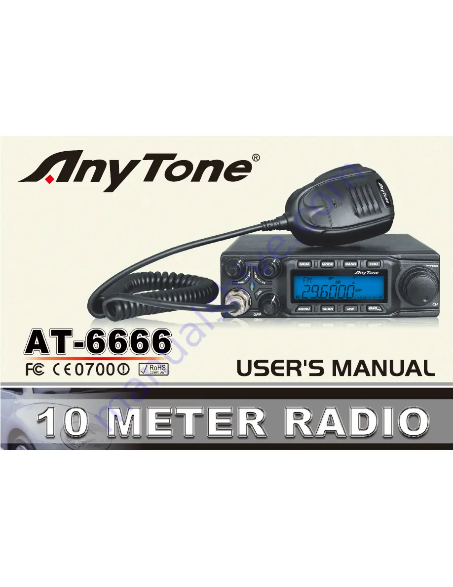 AnyTone AT-6666 User Manual Download Page 2