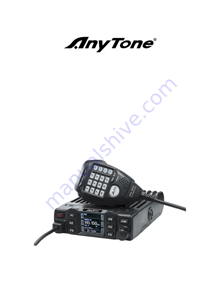 AnyTone AT- 778UV Скачать руководство пользователя страница 3