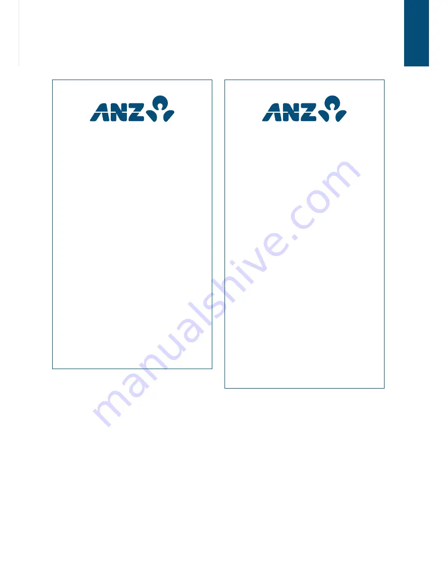 ANZ Mobile PLUS Operating Manual Download Page 107