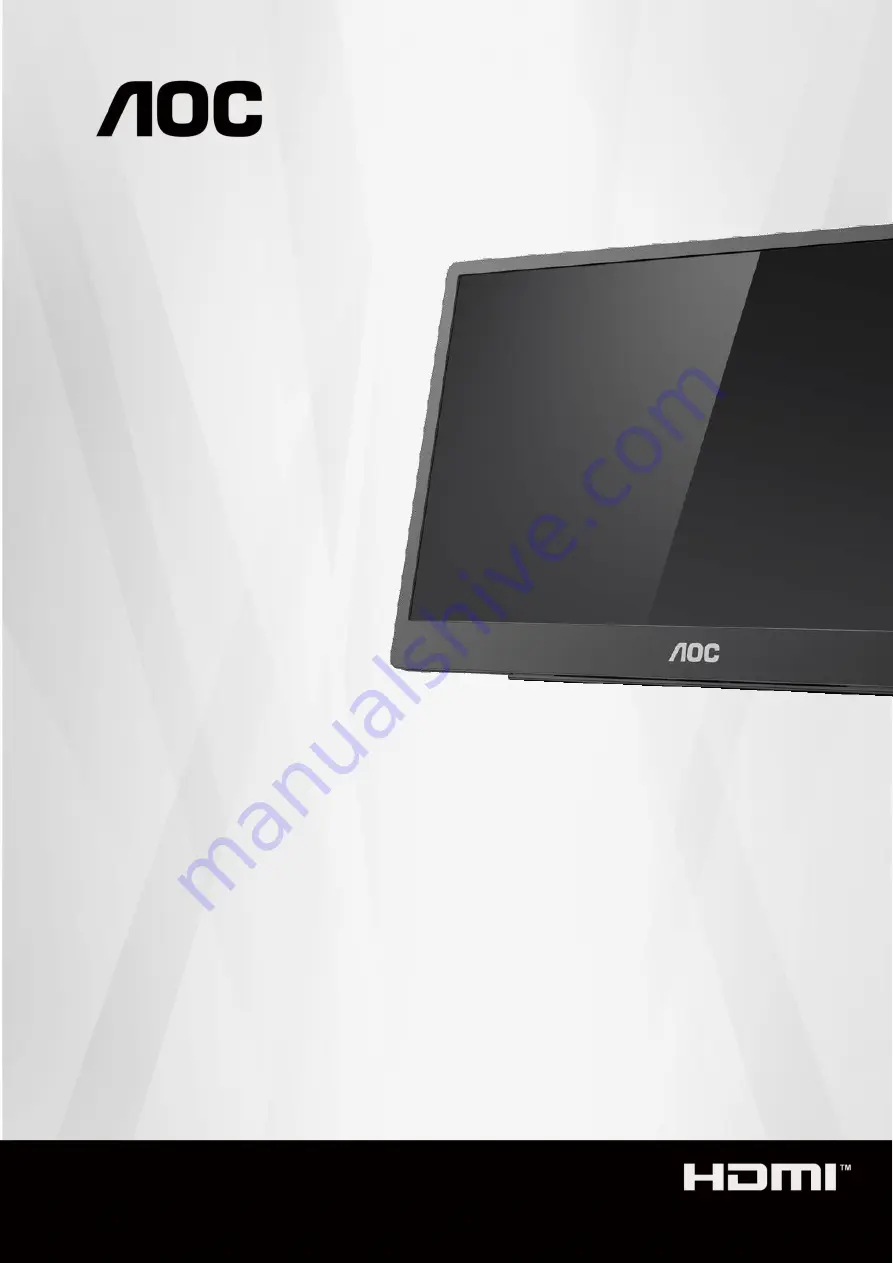 AOC 16T2 User Manual Download Page 1