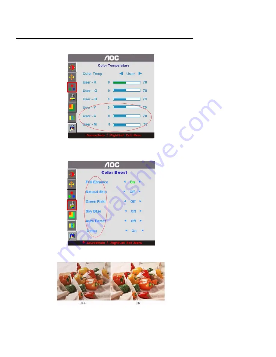 AOC 2116Sw Service Manual Download Page 8