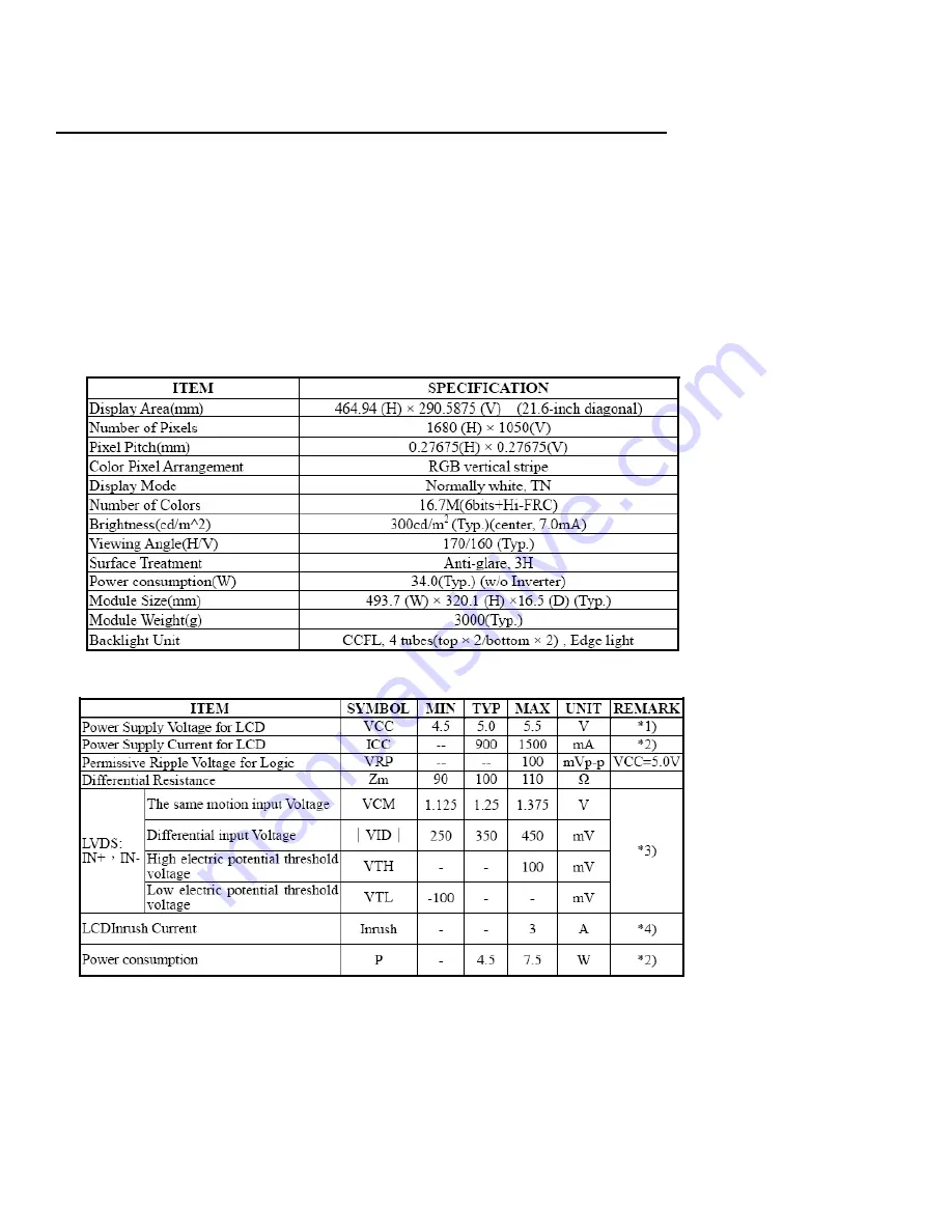 AOC 2116Sw Service Manual Download Page 16