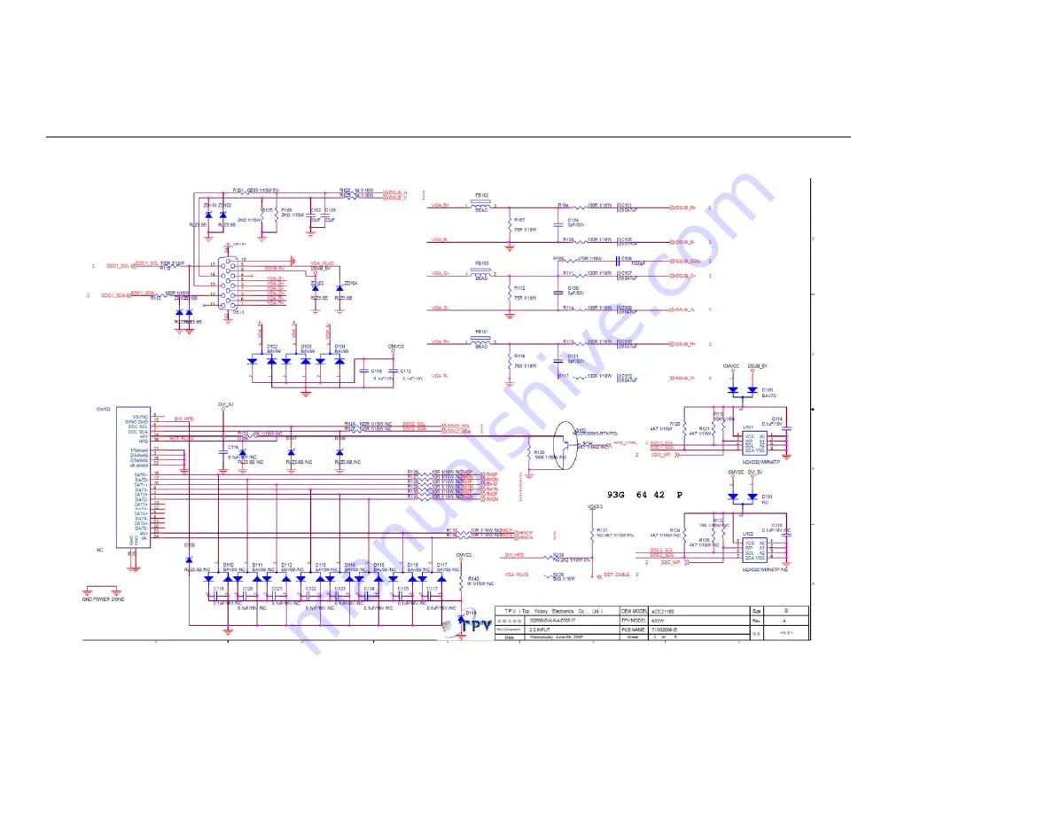 AOC 2116Sw Service Manual Download Page 22