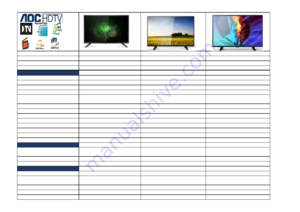 AOC 32L82F-ISDB Service Manual Download Page 2