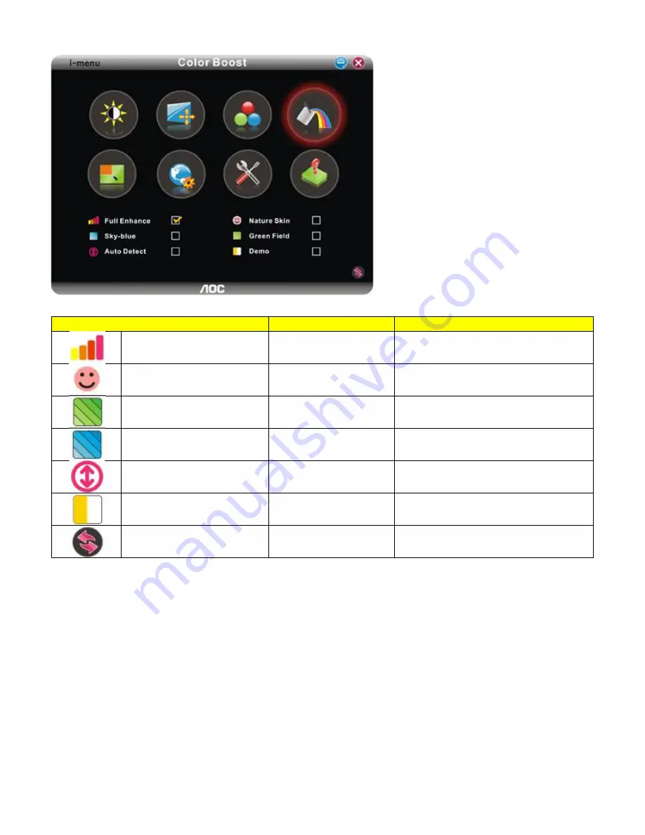 AOC 619Fh User Manual Download Page 20