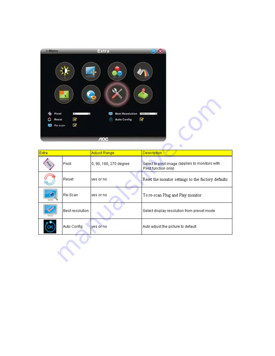 AOC 931SN User Manual Download Page 24