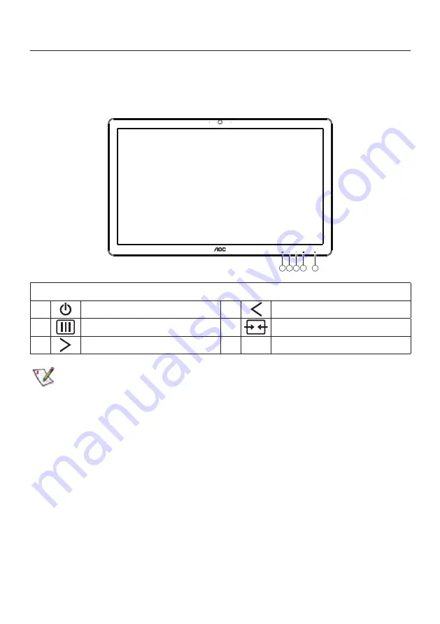 AOC A2072PWH User Manual Download Page 15