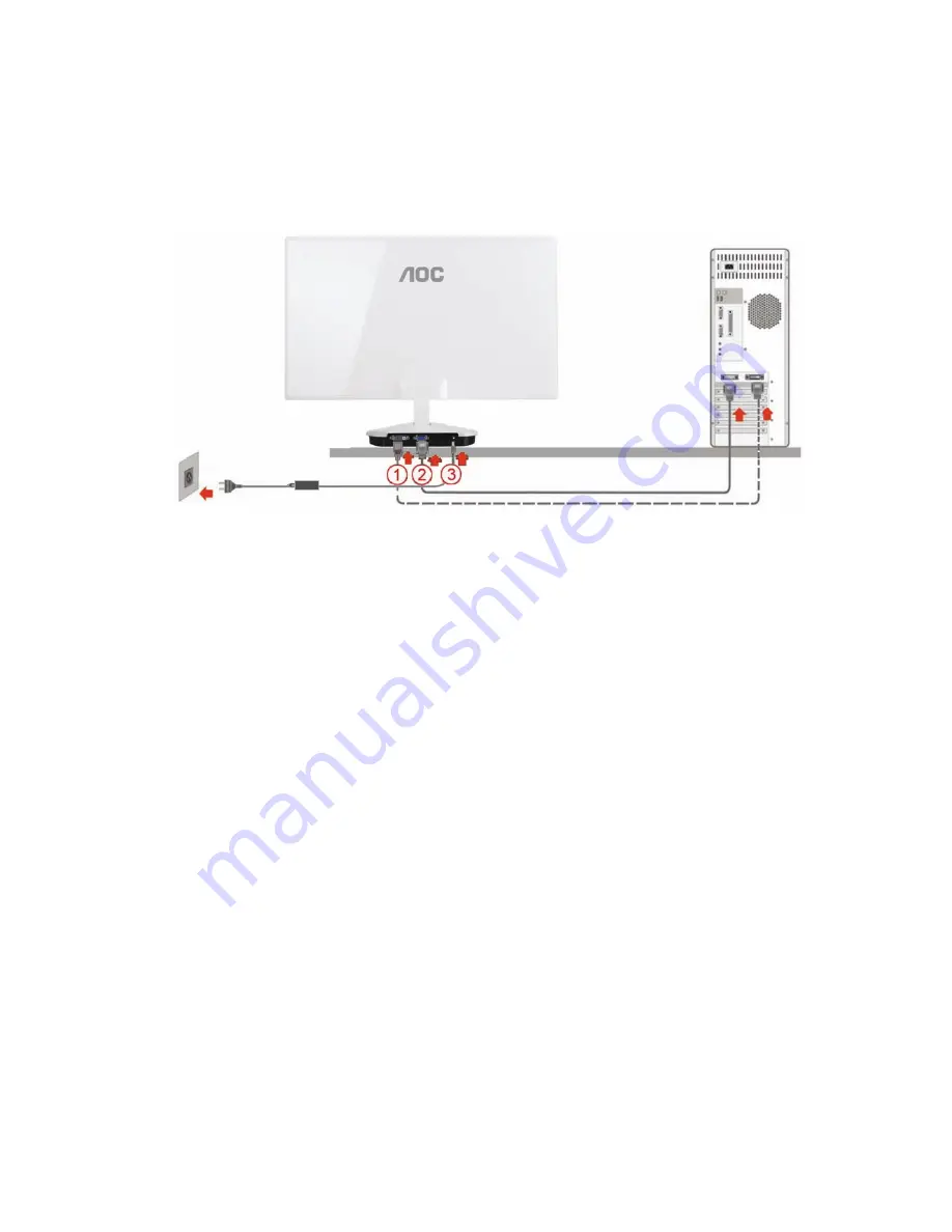 AOC e2043F Series Manual Download Page 12